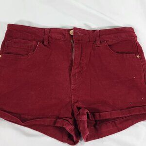 Refuge Women’s Burgundy Short Shorts size 10